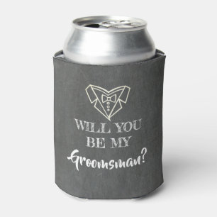Enfriador De Latas ¿Serás Mi Groomsman? Propuesta