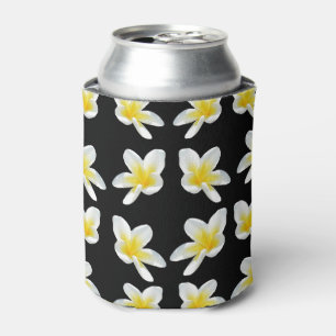 Enfriador De Latas Serenade Primavera: Frangipanis Amarillos Sobre Ne