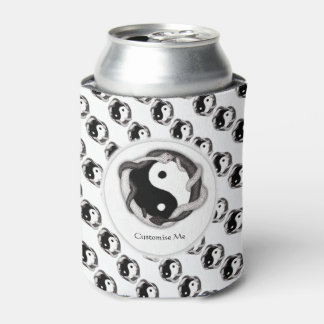 Enfriador De Latas Serpientes dobles (negro/blanco)