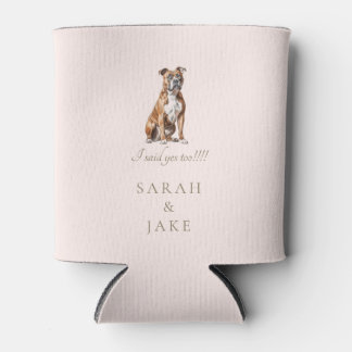 Enfriador De Latas Servilletas de boda personalizadas para mascotas B