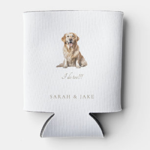 Enfriador De Latas Servilletas personalizadas para boda de mascotas