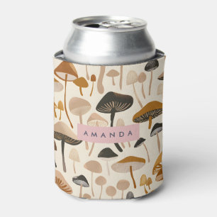 Enfriador De Latas Seta Personalizada de Bosque Caprichoso