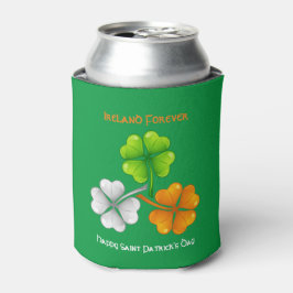 Enfriador De Latas Shamrock afortunado de Irlanda