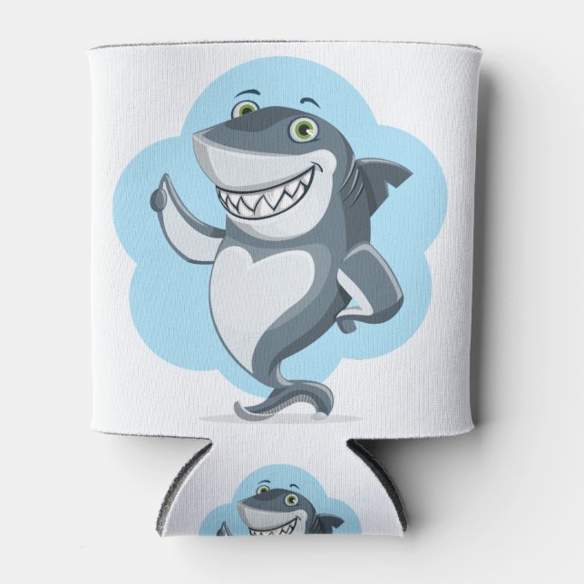Enfriador De Latas Shark Laughing (Anverso)