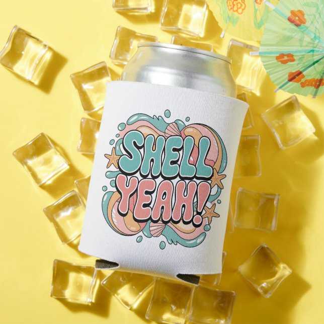 Enfriador De Latas ¡Shell Yeah! Playa (Verano in situ)