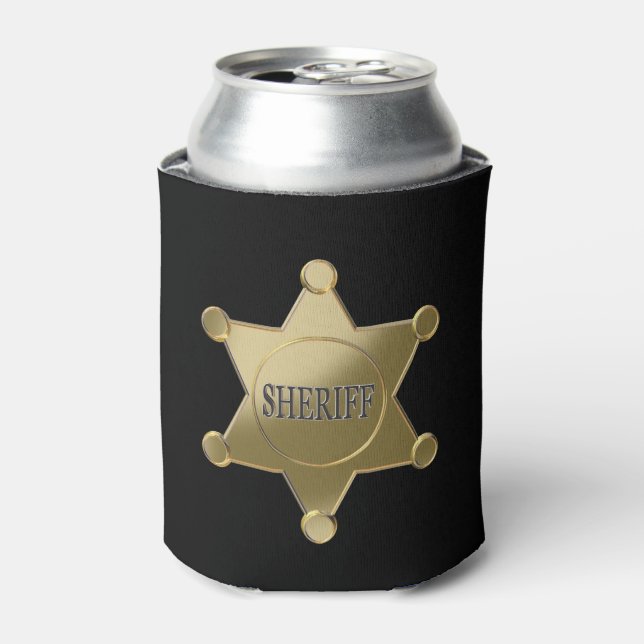 Enfriador De Latas Sheriff golden star (Lata Anverso)