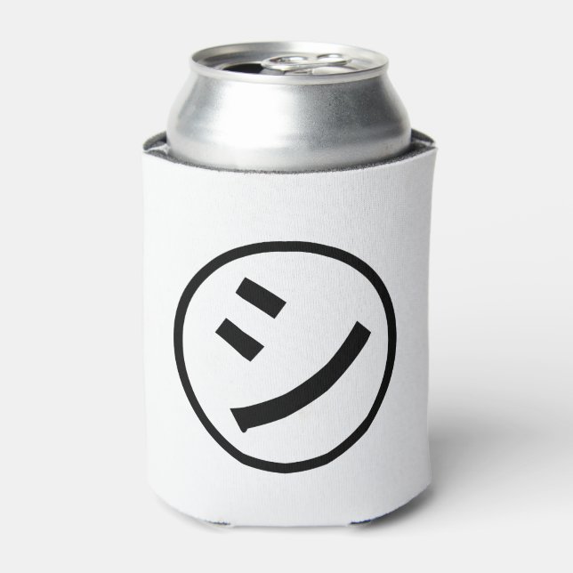 Enfriador De Latas ㋛ Shi Kana Katakana Emoji sonriente / Emoticon (Lata Anverso)