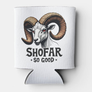 Enfriador De Latas Shofar tan buena cabra judía Hanukkah Amantes