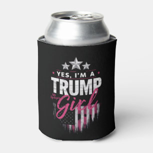 Enfriador De Latas Sí, soy una chica de Trump, sin disculpas, eleccio