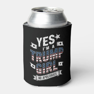 Enfriador De Latas Sí, soy una chica de Trump, sin disculpas, eleccio