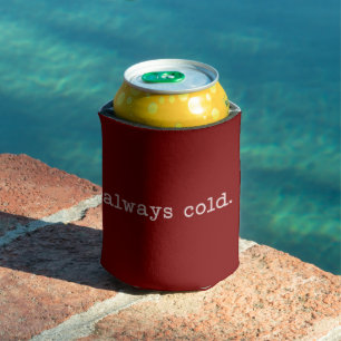 Enfriador De Latas Siempre Frío Lindo Invierno Divertido Frío Navidad