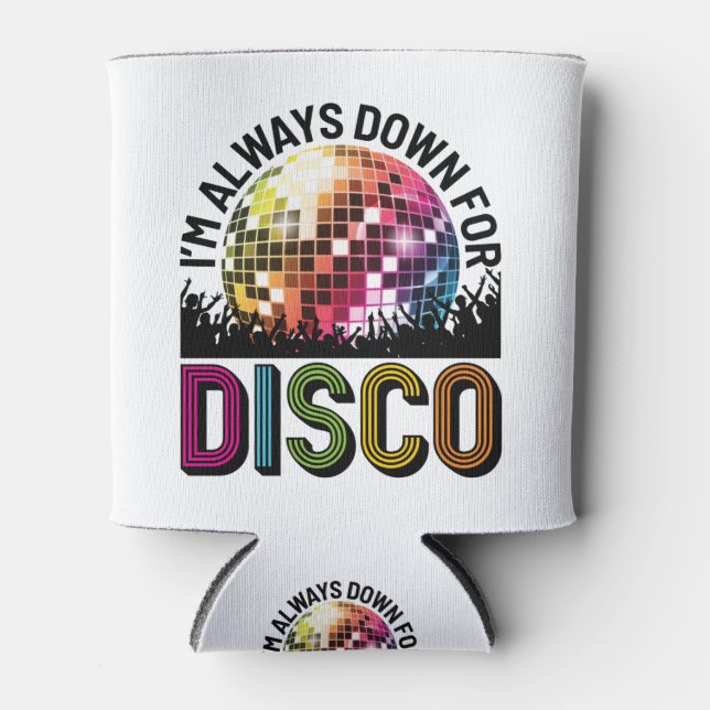 Enfriador De Latas Siempre me voy a disco (Anverso)