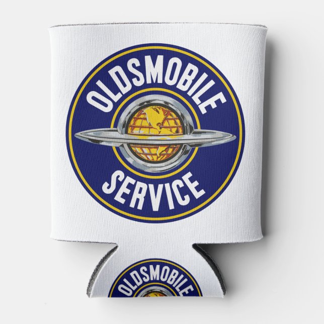 Enfriador De Latas Signo de época de Oldsmobile Service. (Anverso)