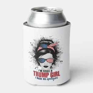 Enfriador De Latas Sigo siendo una chica de Trump No me disculpo Trum