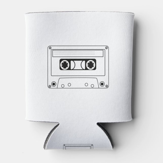 Enfriador De Latas Silueta de cinta cassette (Anverso)