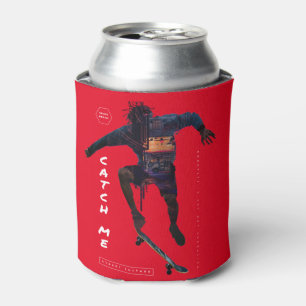 Enfriador De Latas Silueta de skater - Diseño urbano