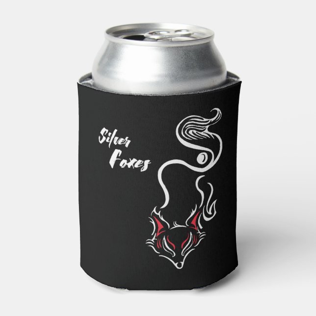 Enfriador De Latas Silver Foxes Stubby Holder (Lata Anverso)