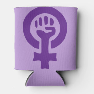 Enfriador De Latas Símbolo de feminismo