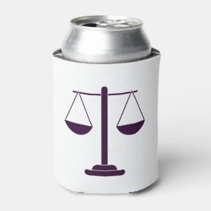 Enfriador De Latas Símbolo de Servicios Legales de la Balanza de la J