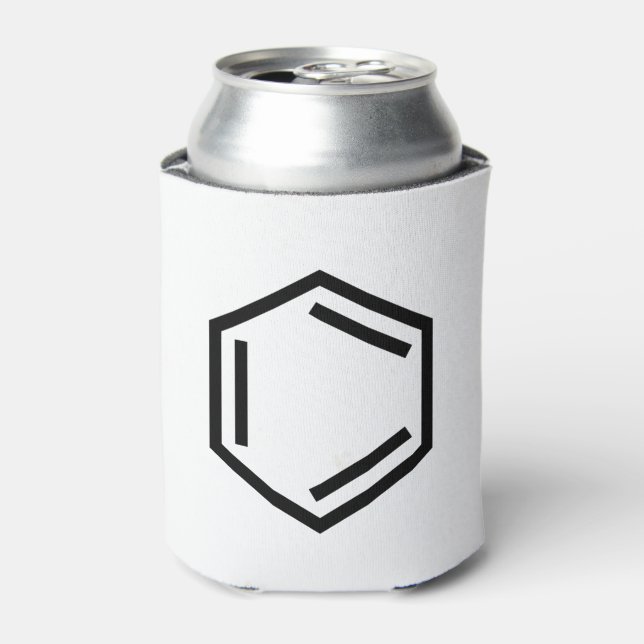 ENFRIADOR DE LATAS SÍMBOLO DEL ANILLO DE BENZENE (Lata Anverso)