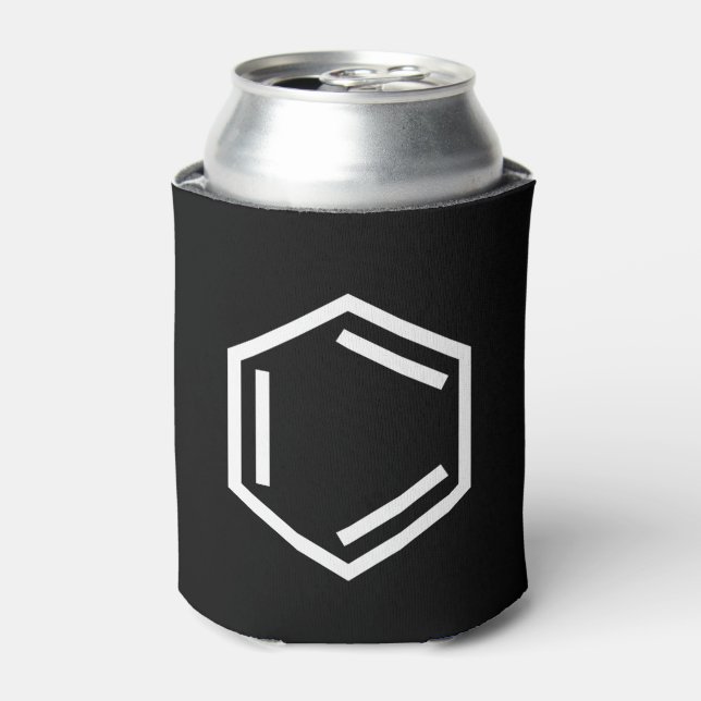 ENFRIADOR DE LATAS SÍMBOLO DEL ANILLO DE BENZENE (Lata Anverso)