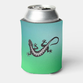 Enfriador De Latas Símbolo nativo americano de lagarto