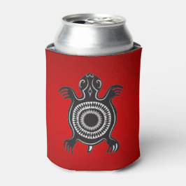 Enfriador De Latas Símbolo nativo americano de tortuga