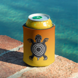 Enfriador De Latas Símbolo nativo americano de tortuga