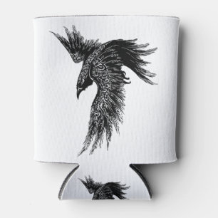 Enfriador De Latas Símbolo oncográfico Crow Raven