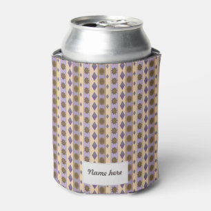 Enfriador De Latas SÍMBOLOS azules con nombre de encargo
