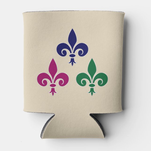 Enfriador De Latas Símbolos de Fleur-de-lis (Anverso)