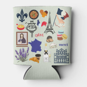 Enfriador De Latas Símbolos de Francia