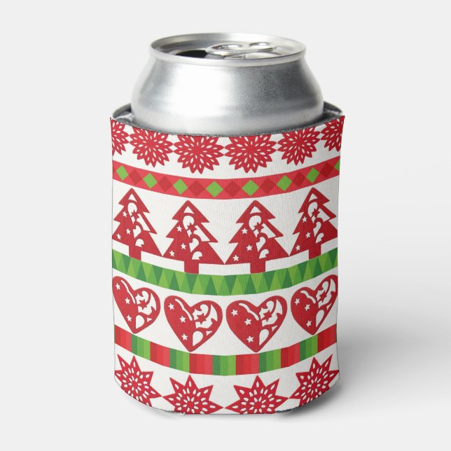 Enfriador De Latas Símbolos navidades (Lata Anverso)
