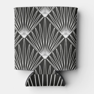 Enfriador De Latas Sin Marea Geométrica: Patrón de Arte Vintage.