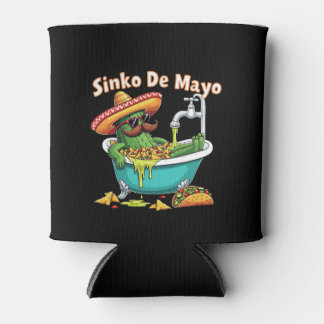 Enfriador De Latas Sinko de Mayo"Funny Cinco de Mayo Cactus