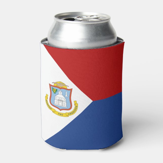 Enfriador De Latas Sint Maarten Flag (Lata Anverso)