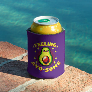 Enfriador De Latas Sintiéndose Avo-Alguna - Gracioso diseño de aguaca