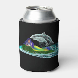 Enfriador De Latas Sirena con delfines