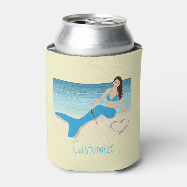 Enfriador De Latas Sirena de playa Valentine Thunder_Cove (Lata Anverso)