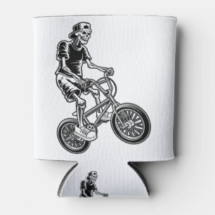 Enfriador De Latas Skeleton Biking Skeleton play bicicleta
