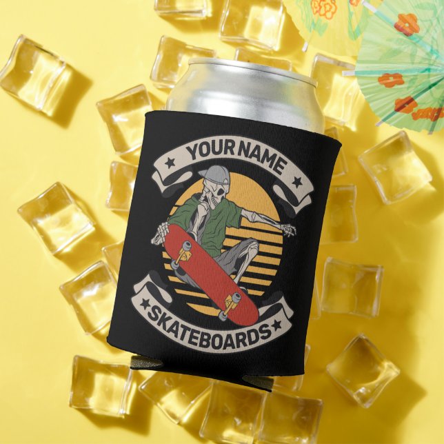 Enfriador De Latas Skeleton Skeleton Personalizado Nose Grab (Verano in situ)