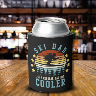 Enfriador De Latas Ski Dad Like a Regular Dad But Cooler Funny