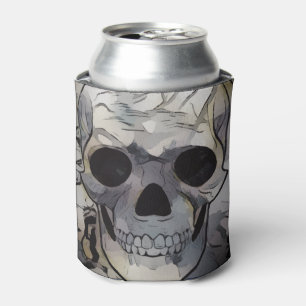 Enfriador De Latas Skull and Bones Art
