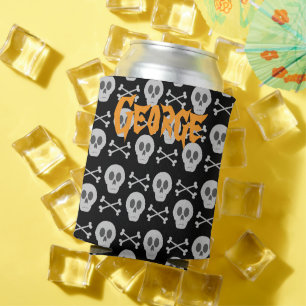 Enfriador De Latas Skull y Crossbone