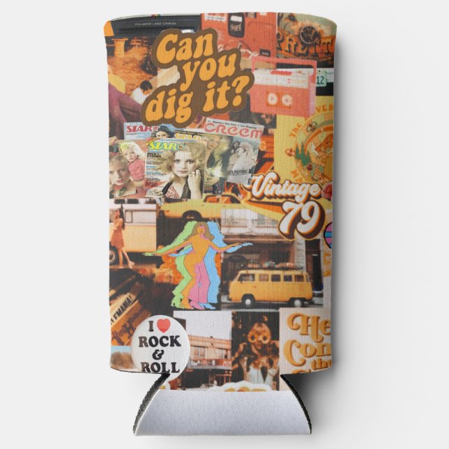 Enfriador De Latas Slim 70s  (Anverso)