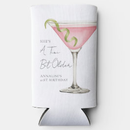 Enfriador De Latas Slim A Tini Bit Older Martini Birthday