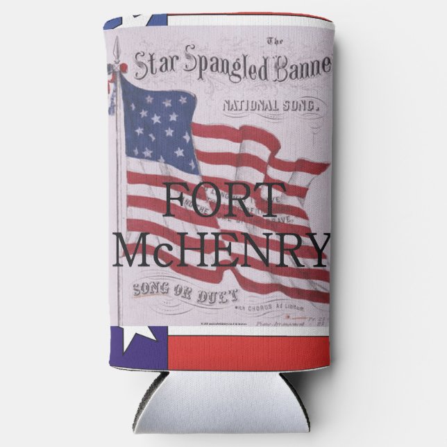 Enfriador De Latas Slim ABH Fort McHenry (Anverso)