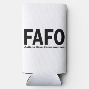 Enfriador De Latas Slim Acciones FAFO Tienen Consecuencias