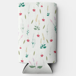 Enfriador De Latas Slim Acuarela de primavera sin problemas