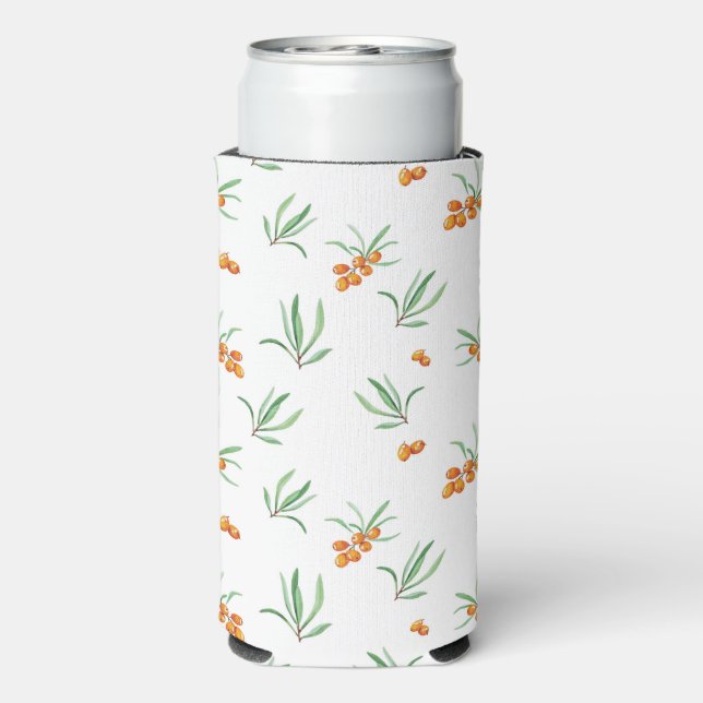 Enfriador De Latas Slim Acuarela de primavera sin problemas (Reverso Agua con Gas)
